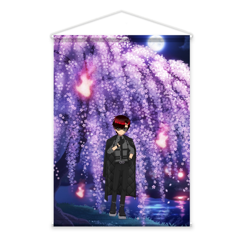 【矢氷 颯斗】3月生誕祭記念日-タペストリー-G1519