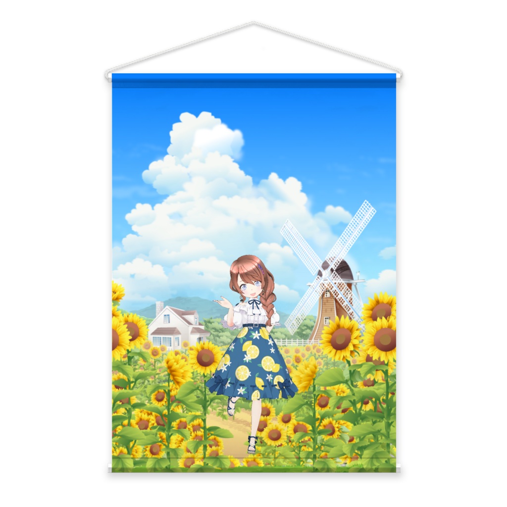 【碧海 凪沙】3月生誕祭記念日-タペストリー-G1506