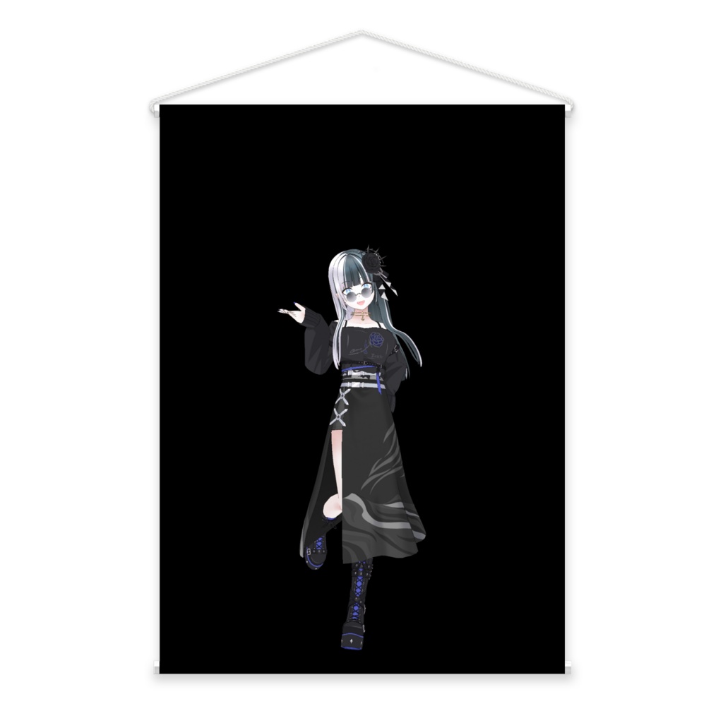 【咏片 天涅　】3月生誕祭記念日-タペストリー-G1500