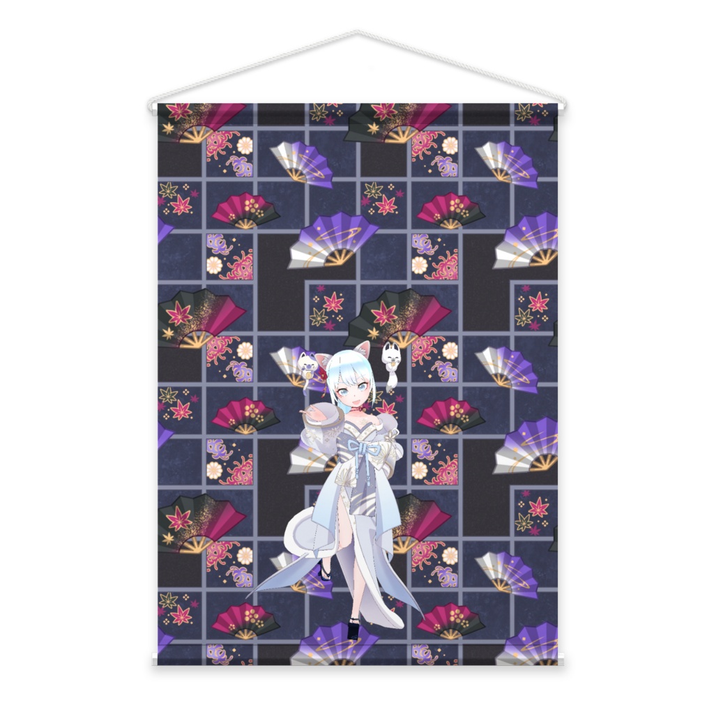 【暁 月夜】3月生誕祭記念日-タペストリー-G1498