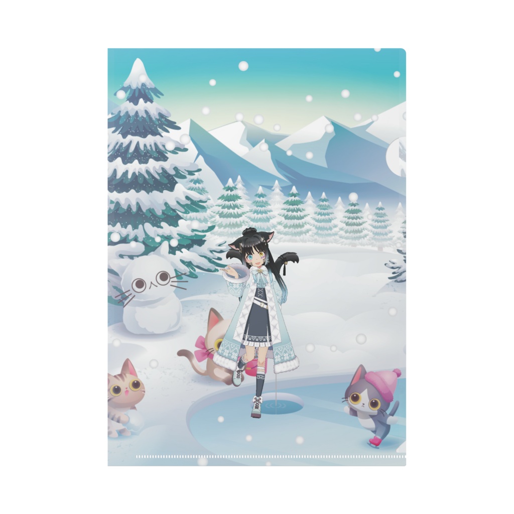 【猫音 心愛】3月生誕祭記念日-クリアファイル-G1495