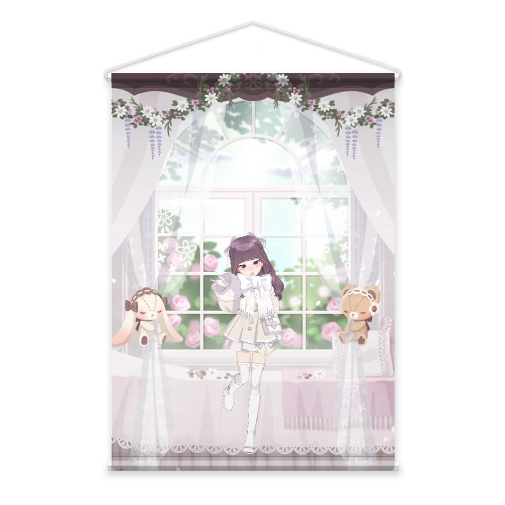 【珠桜ちさ】3月生誕祭記念日-タペストリー-G1493