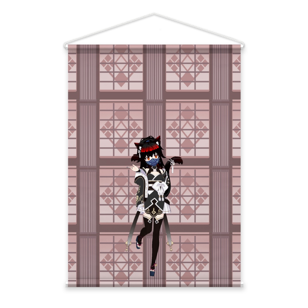 【狐九尾】3月生誕祭記念日-タペストリー-G1489