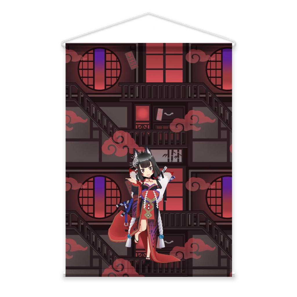 【夜宵】3月生誕祭記念日-タペストリー-G1484