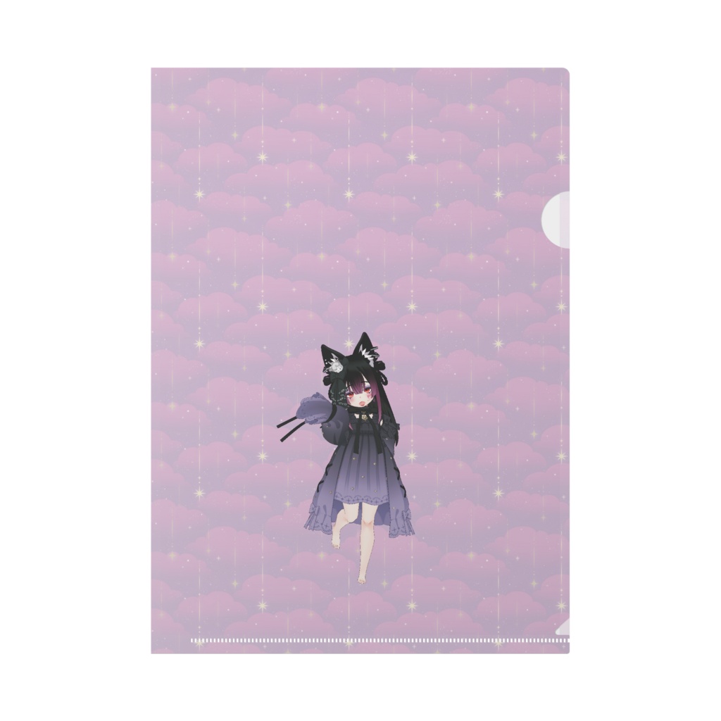 【黒ユニ姫】3月生誕祭記念日-クリアファイル-G1476