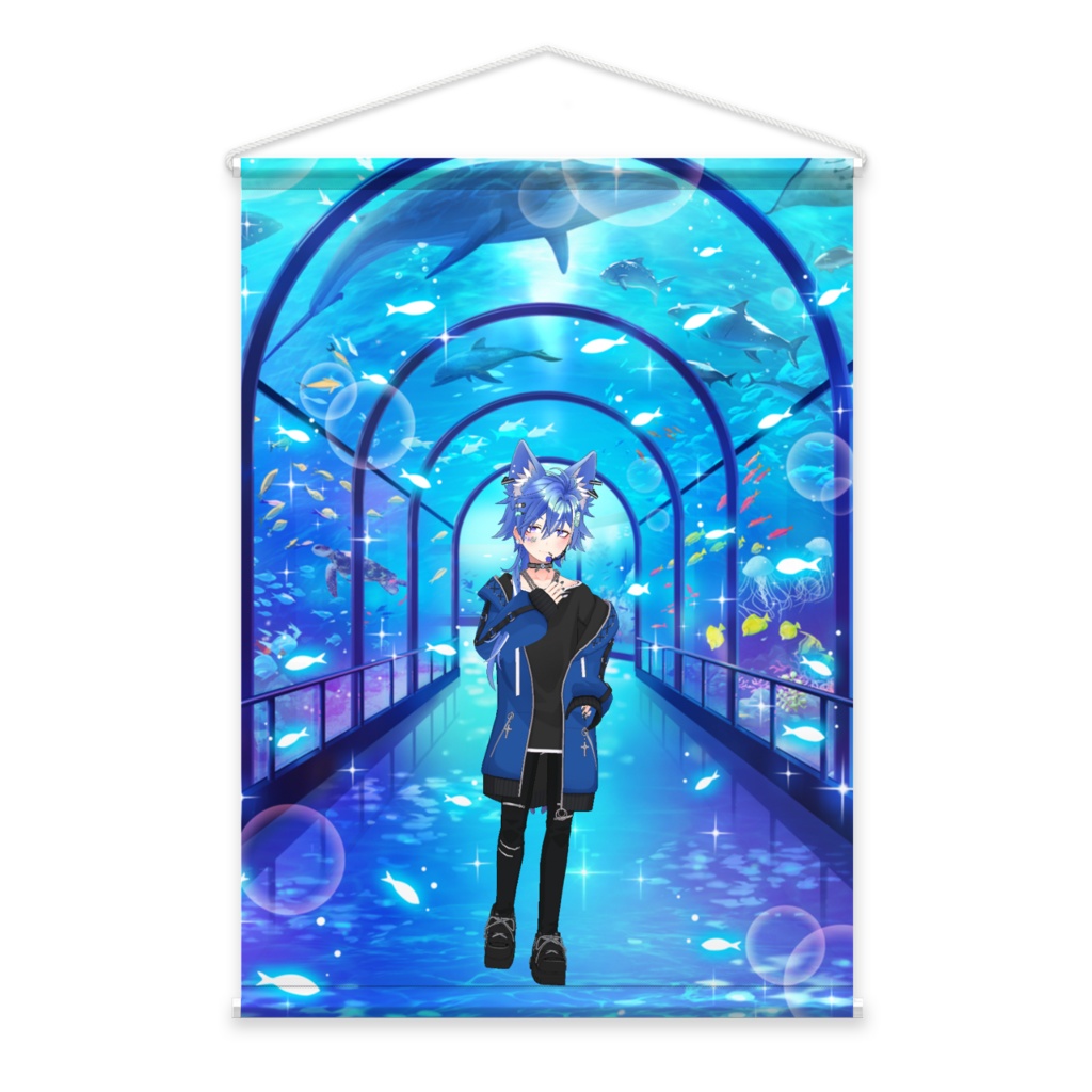 【飴井 としのり。】3月生誕祭記念日-タペストリー-G1463