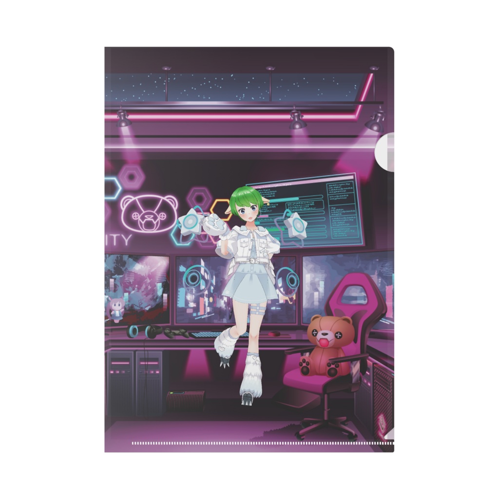 【猫宮天音】3月生誕祭記念日-クリアファイル-G1446
