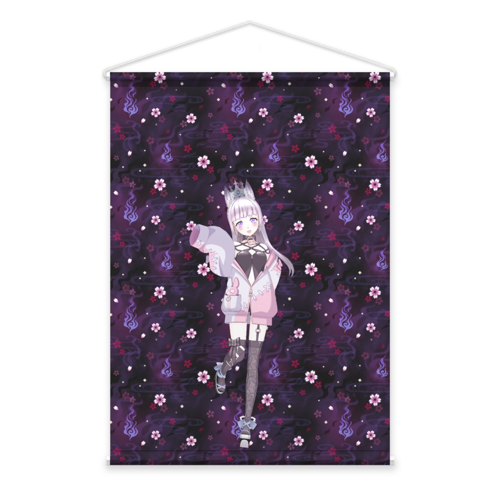 【夜空 叶愛】3月生誕祭記念日-タペストリー-G1445