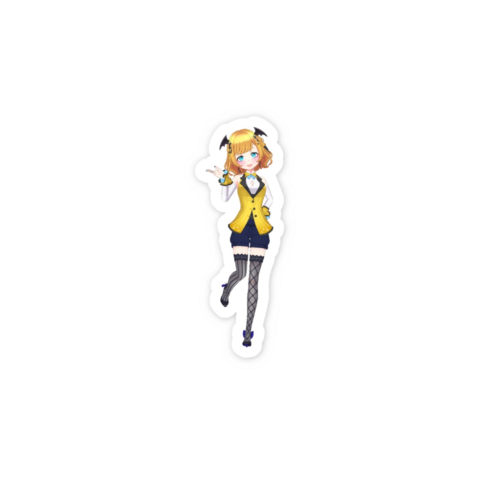 【月森くるみ】3月生誕祭記念日-スマホステッカー-G1442