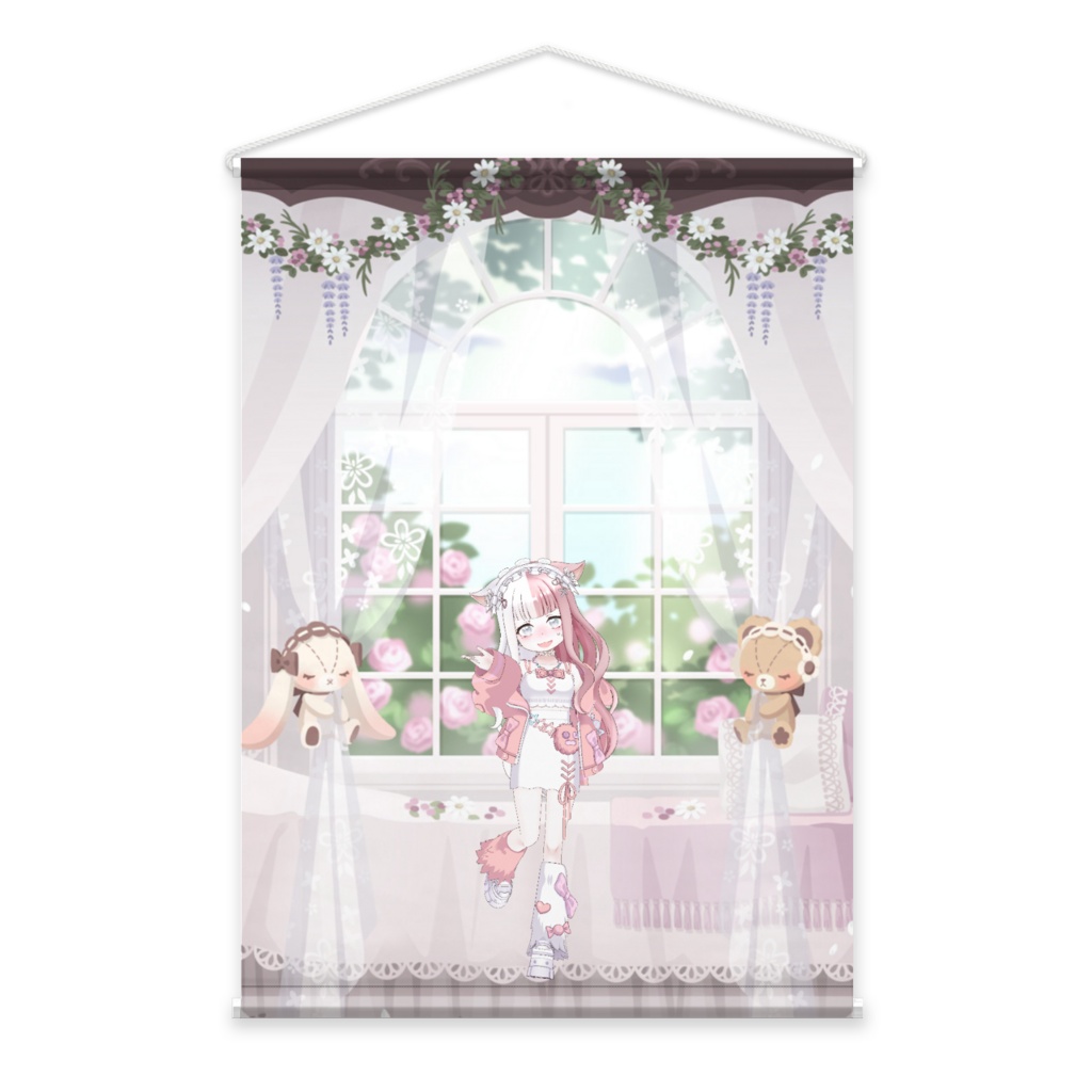 【桃】3月生誕祭記念日-タペストリー-G1438