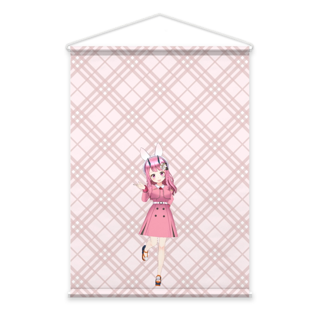 【鰯娃白るの】3月生誕祭記念日-タペストリー-G1425