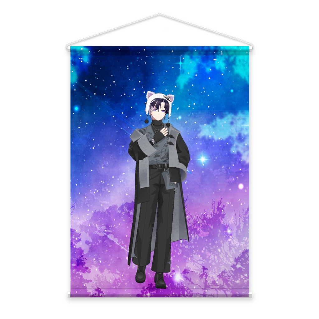 【青天命『ﾅﾊﾞﾀﾒ」】3月生誕祭記念日-タペストリー-G1416