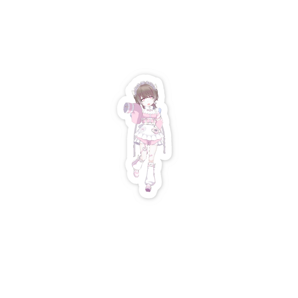 【噛み散らかすゆうめろ】3月生誕祭記念日-スマホステッカー-G1411