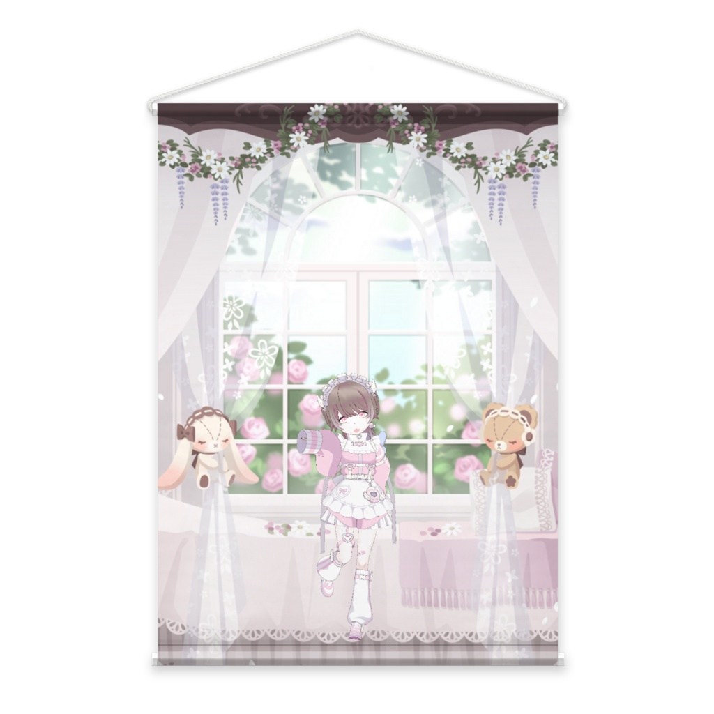 【噛み散らかすゆうめろ】3月生誕祭記念日-タペストリー-G1411