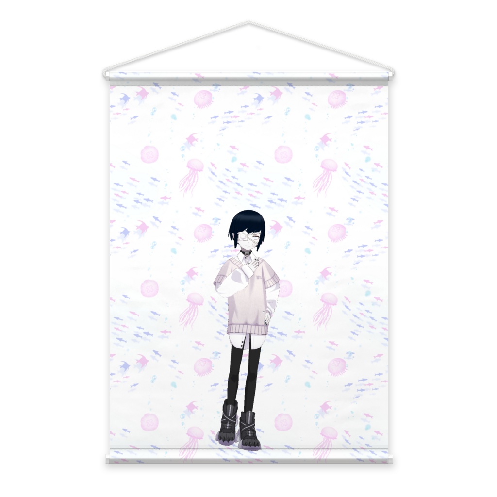 【ムギ】3月生誕祭記念日-タペストリー-G1410