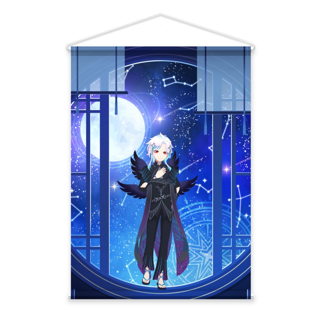 【碧鮫海月】3月生誕祭記念日-タペストリー-G1407