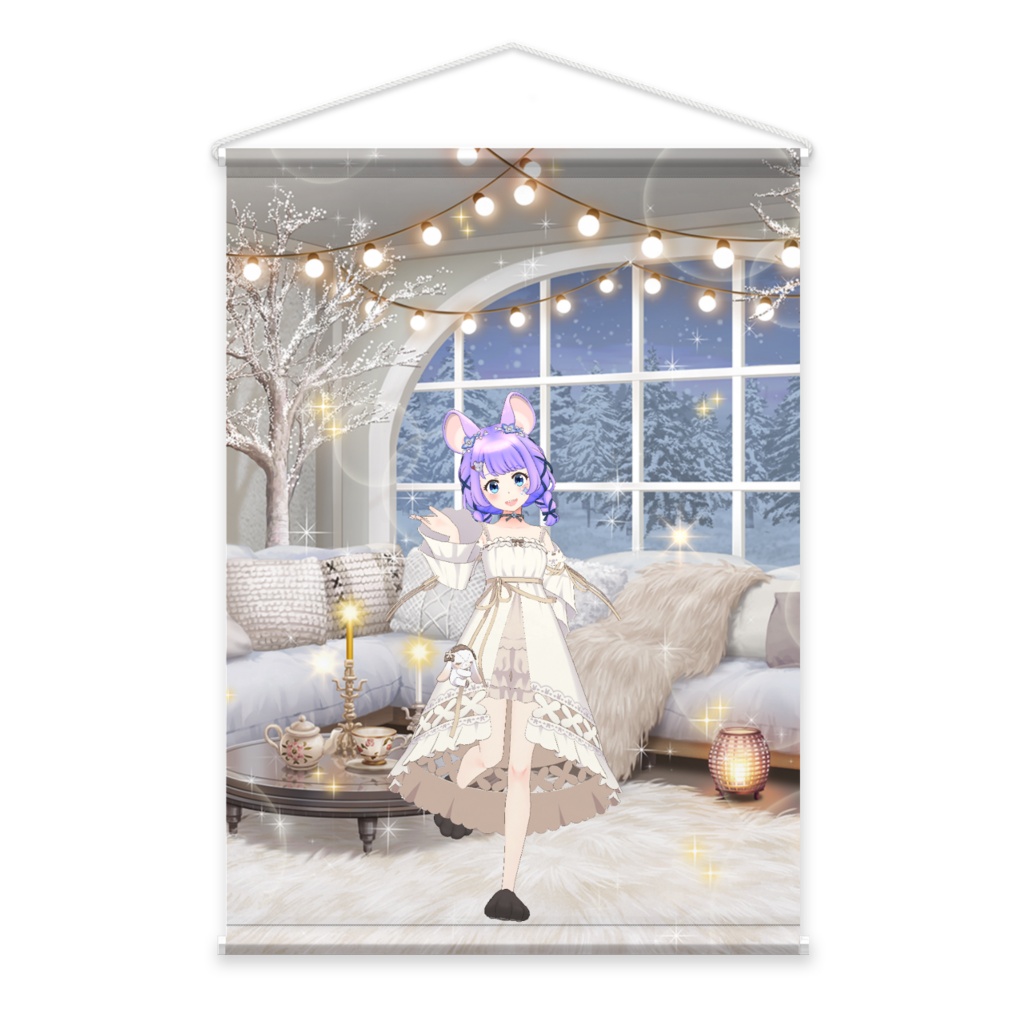 【骨身鱗】3月生誕祭記念日-タペストリー-G1381