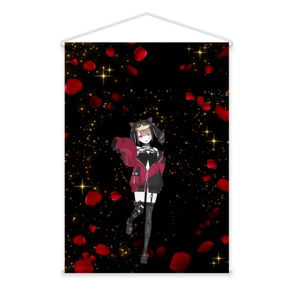 【紫桜 れあ】3月生誕祭記念日-タペストリー-G1371