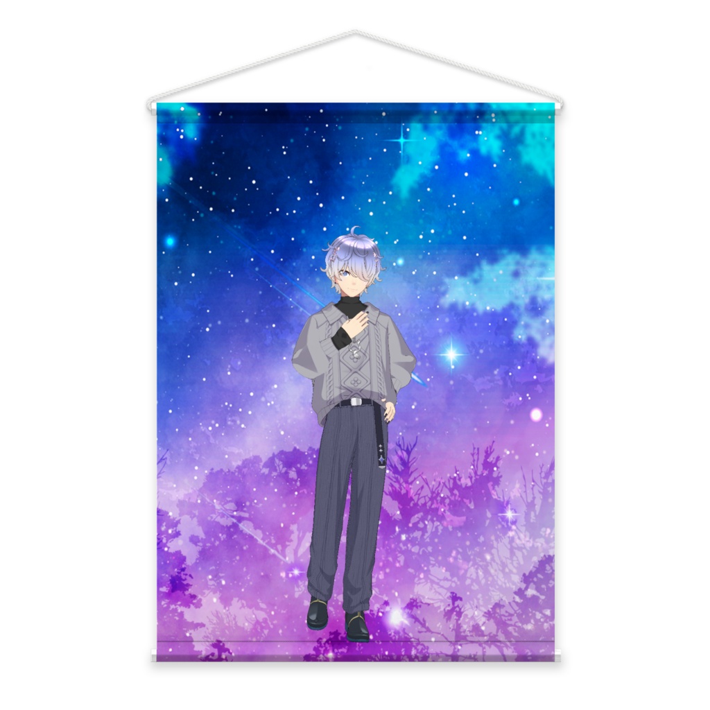 【うさらぴこ】3月生誕祭記念日-タペストリー-G1345