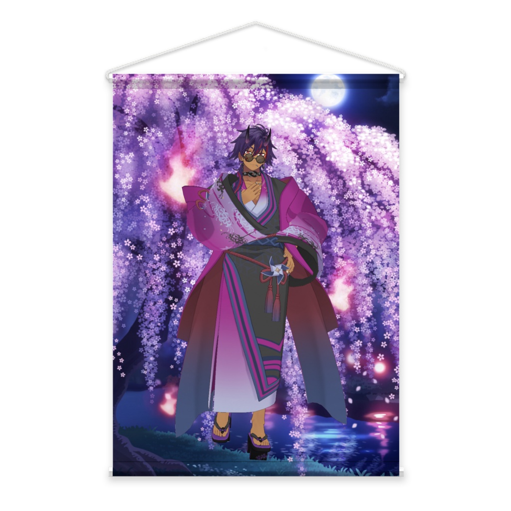 【御茶ノ宮 彩貴】3月生誕祭記念日-タペストリー-G1315