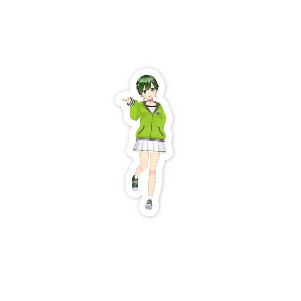【森音詩澄】3月生誕祭記念日-スマホステッカー-G1307
