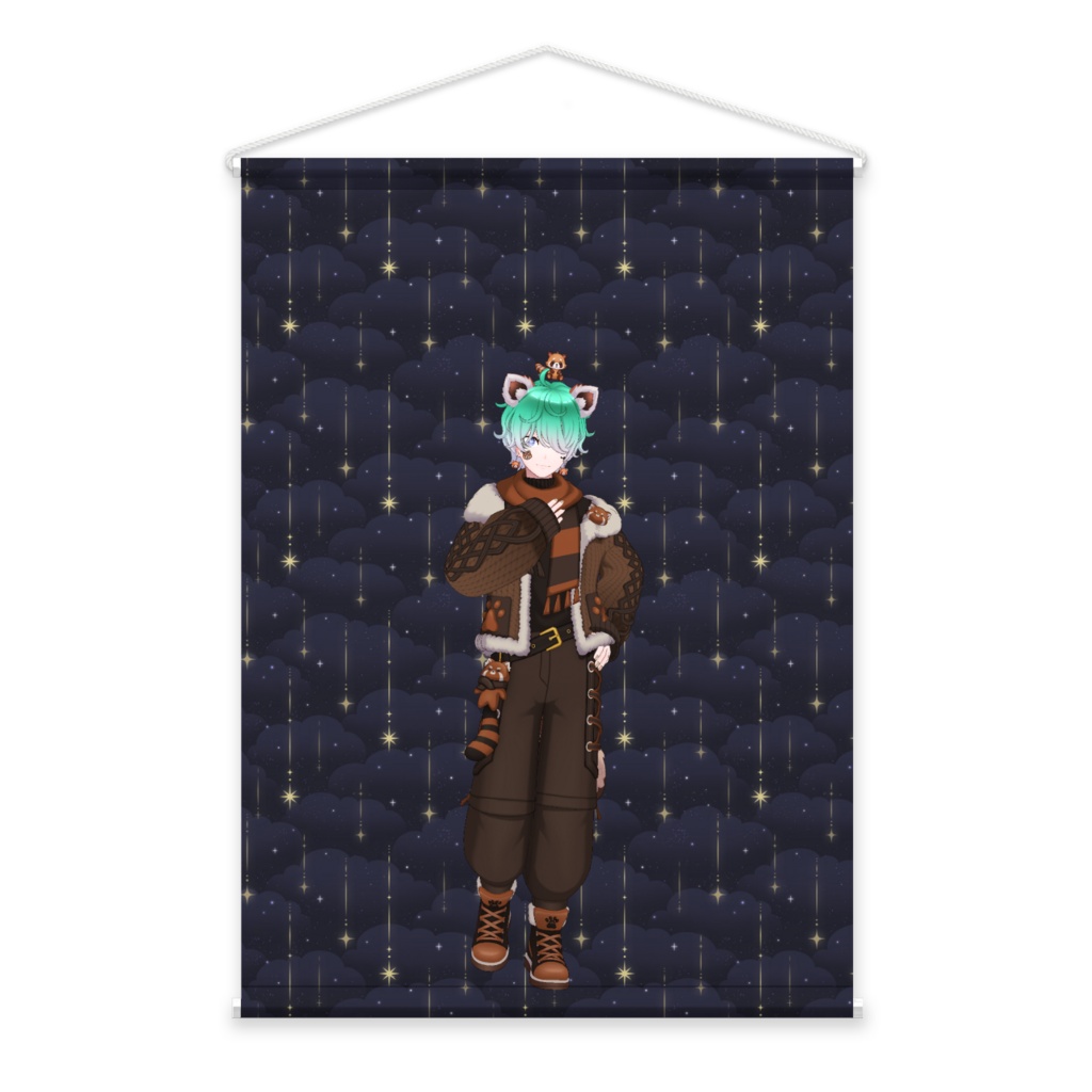 【りいち】3月生誕祭記念日-タペストリー-G1276