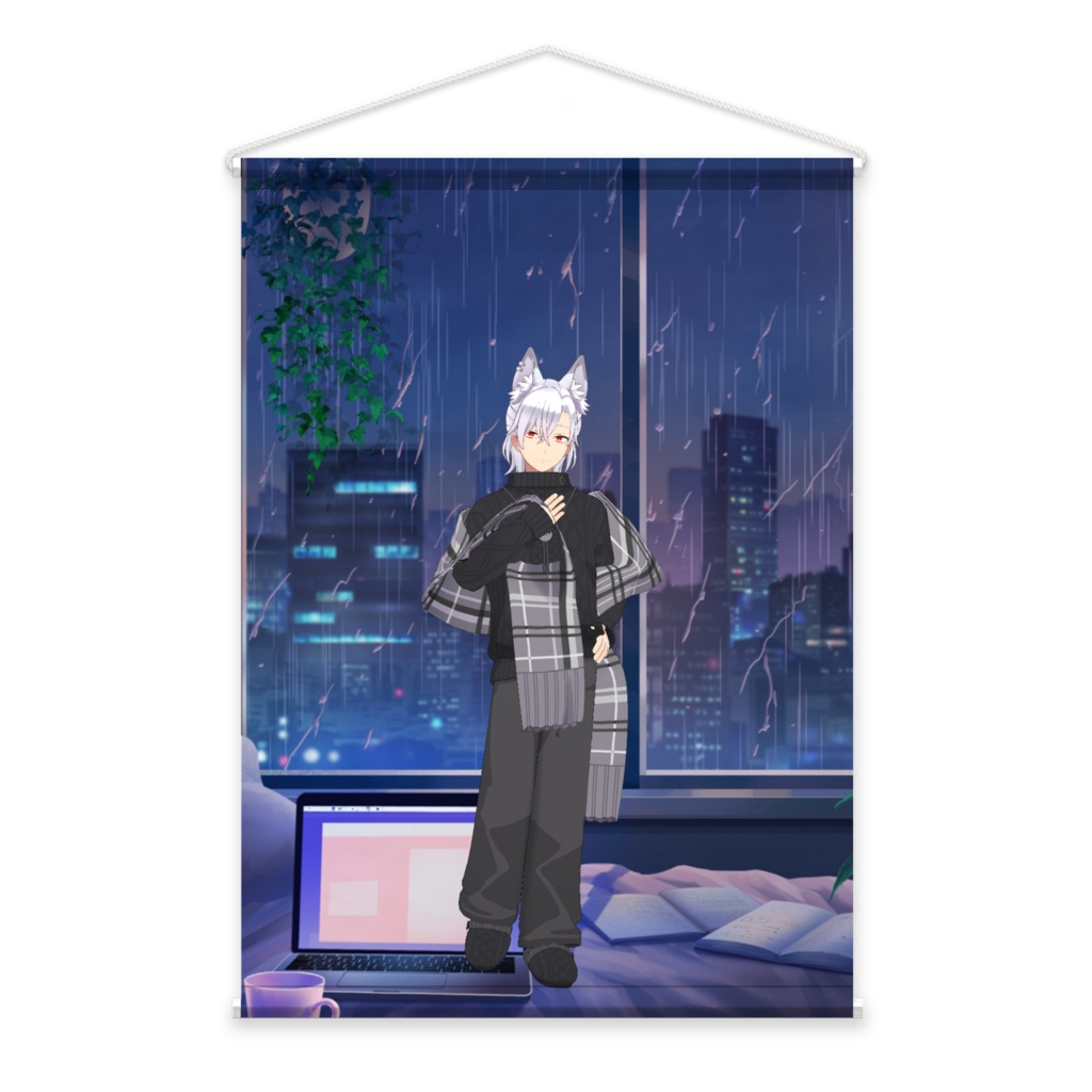 【ギン】3月生誕祭記念日-タペストリー-G1273