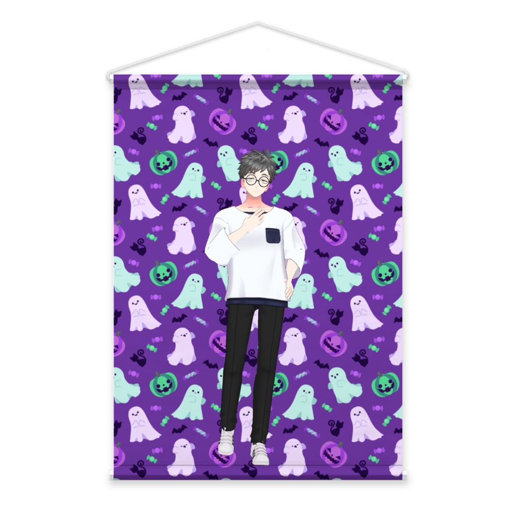 【雨情 在人】3月生誕祭記念日-タペストリー-G1265