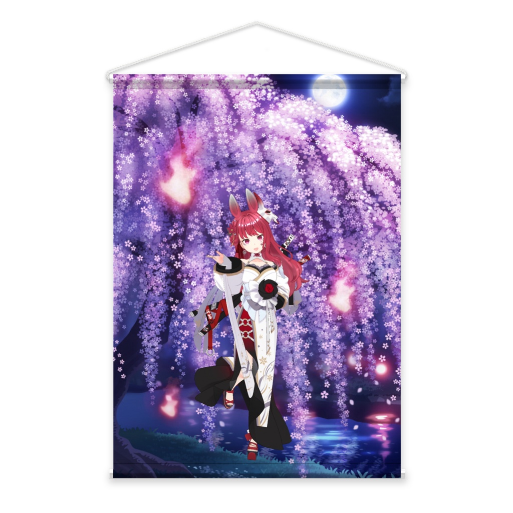 【緋色 結】3月生誕祭記念日-タペストリー-G1263