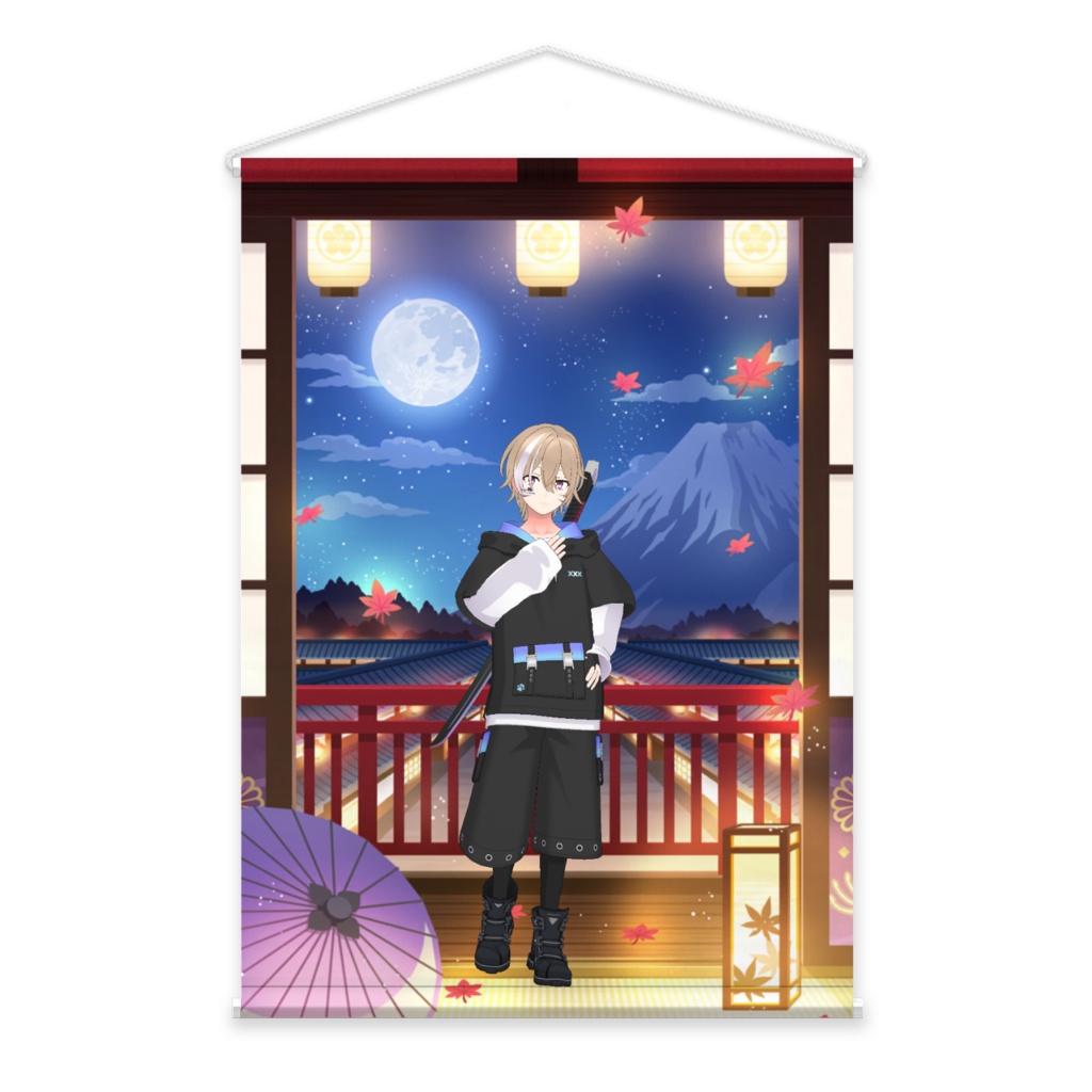 【天邪鬼ユキ】3月生誕祭記念日-タペストリー-G1260