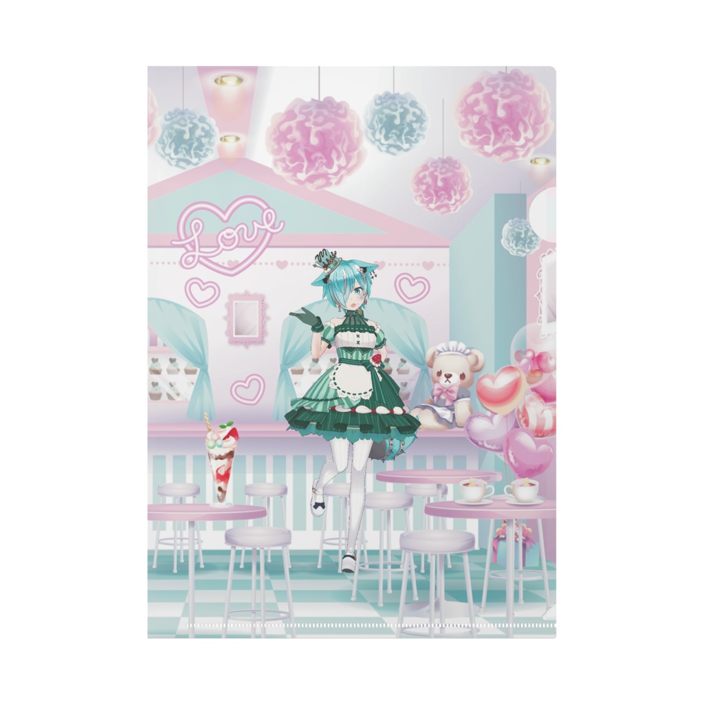 【紫灯 千那】3月生誕祭記念日-クリアファイル-G1252