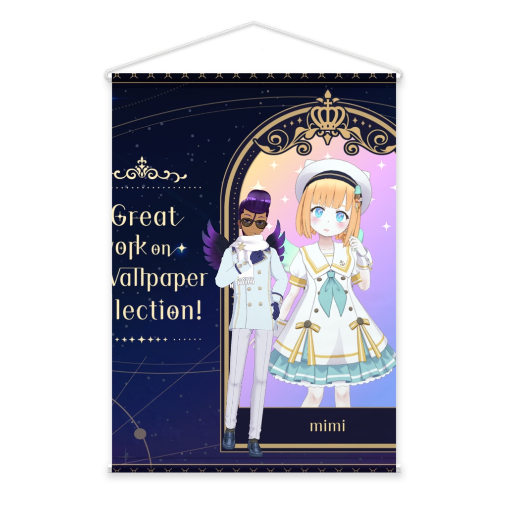 【しずき】3月生誕祭記念日-タペストリー-G1240