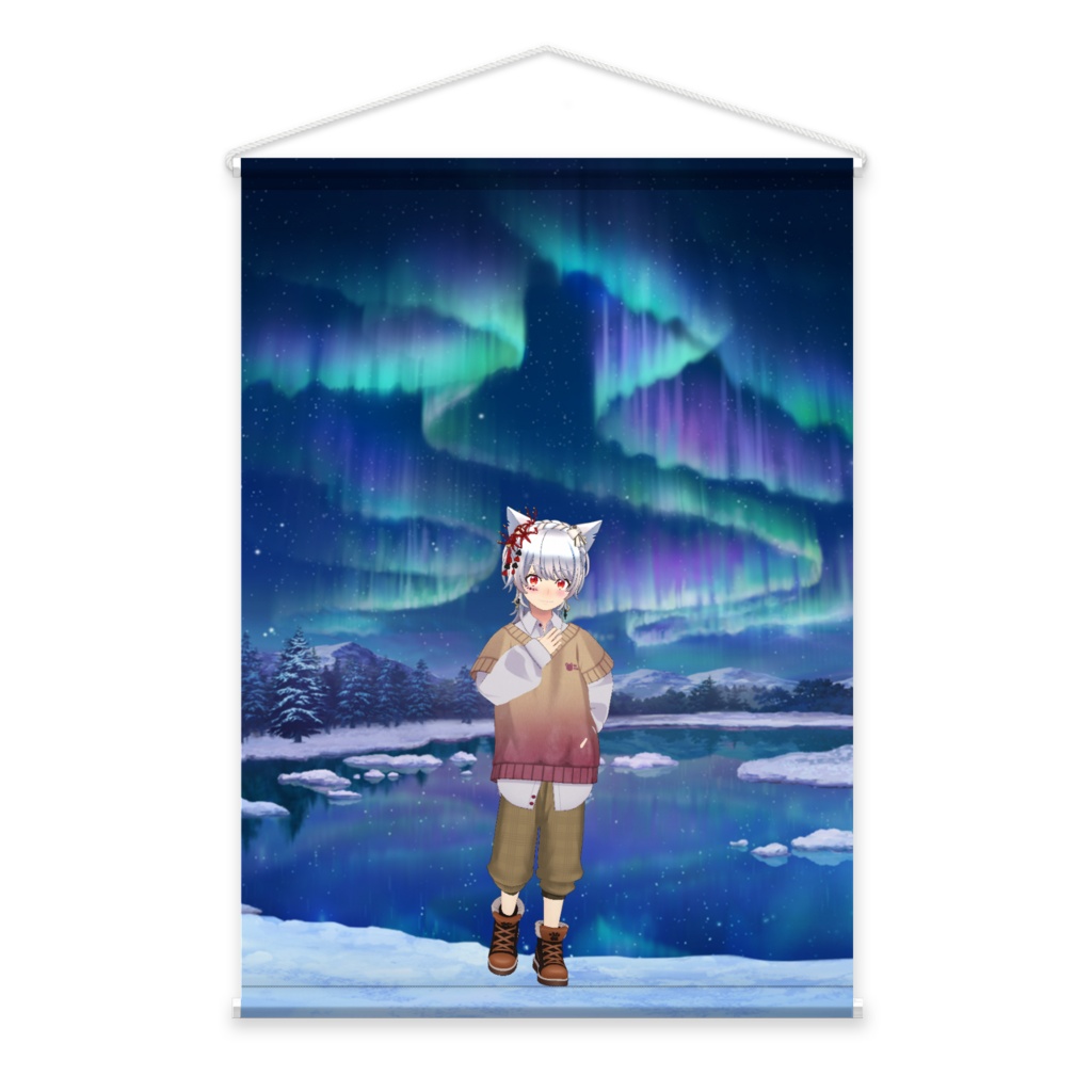 【綾鷹しの️】3月生誕祭記念日-タペストリー-G1239