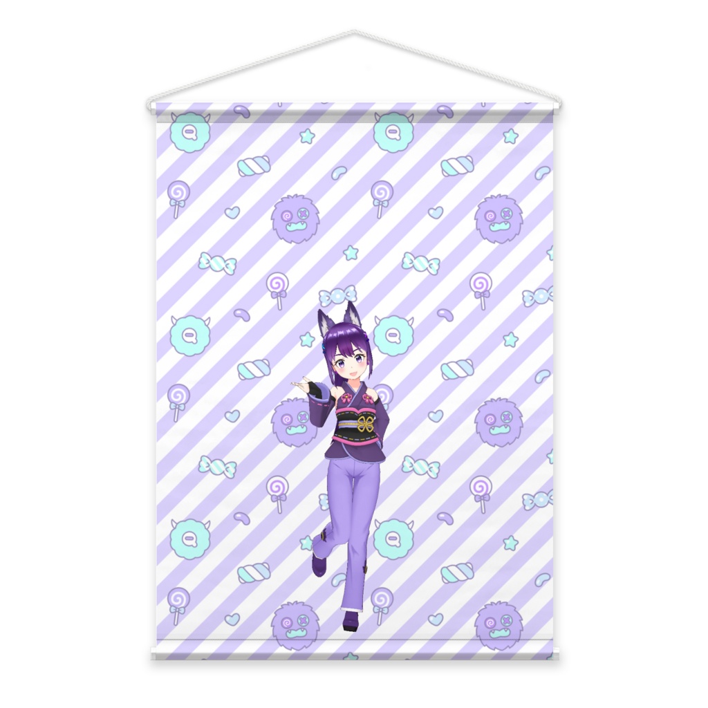 【み～ちゃん】3月生誕祭記念日-タペストリー-G1193