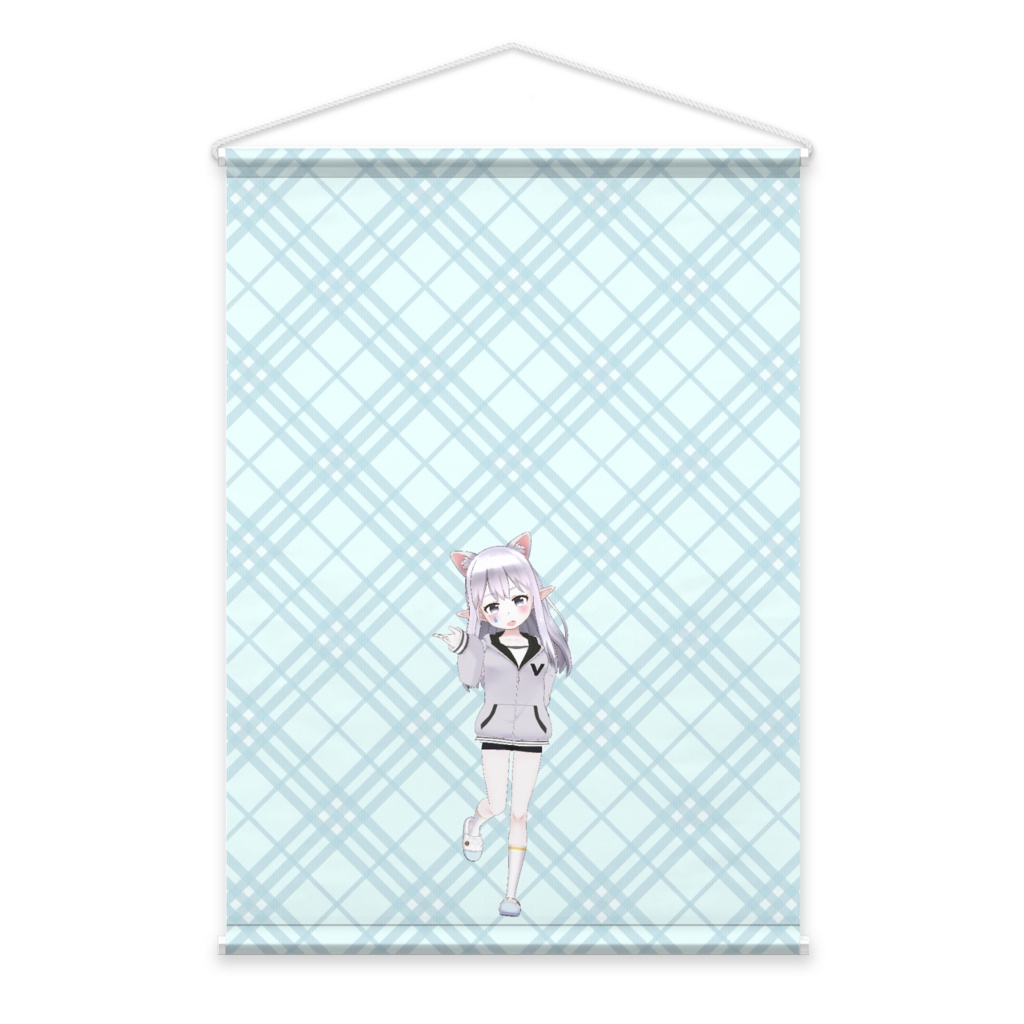 【猫夢 ラム】3月生誕祭記念日-タペストリー-G1188