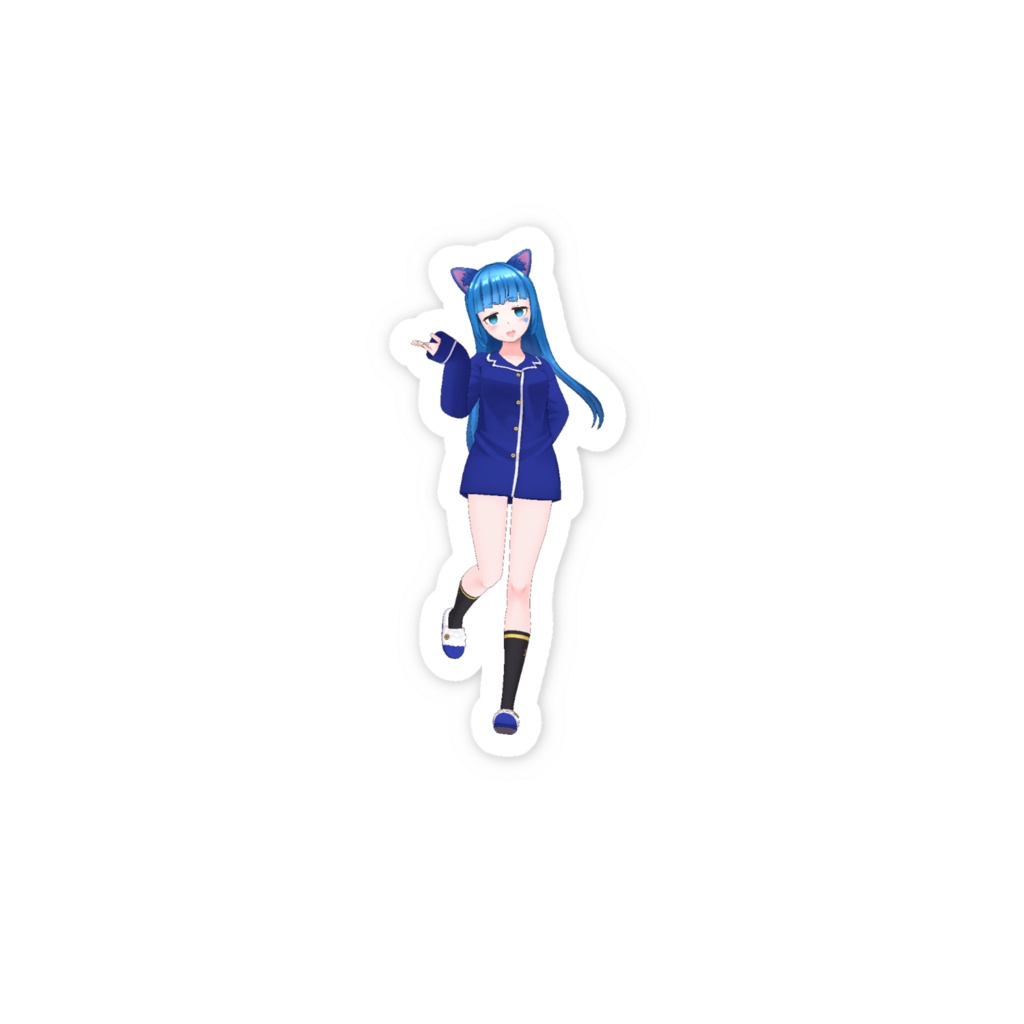 【ニドちゃん】3月生誕祭記念日-スマホステッカー-G1162