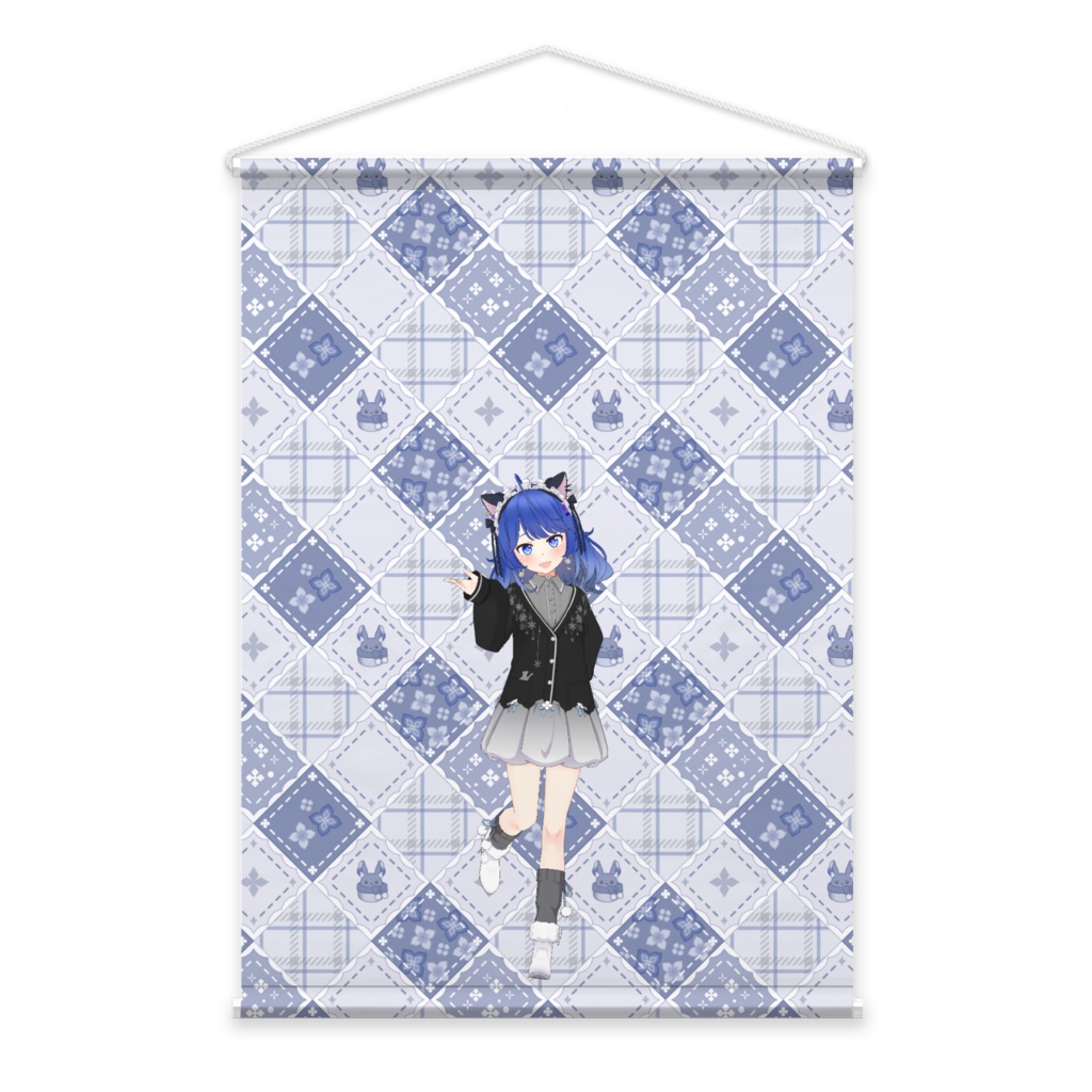 【猫目あおい】3月生誕祭記念日-タペストリー-G1161