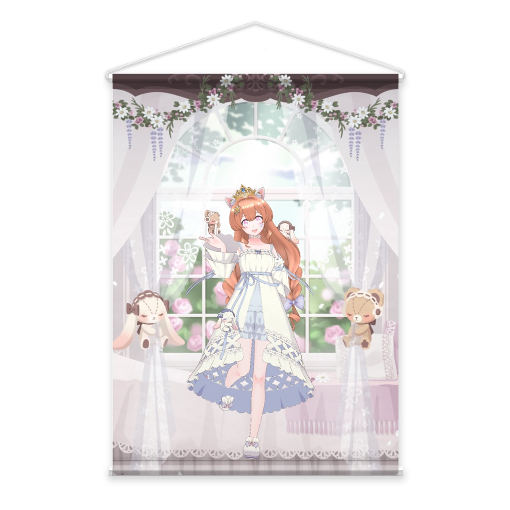 【白雪アリス】3月生誕祭記念日-タペストリー-G1160