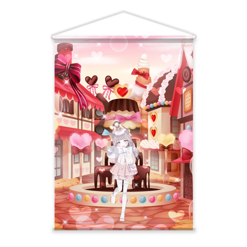 【めりちゃん】3月生誕祭記念日-タペストリー-G1151