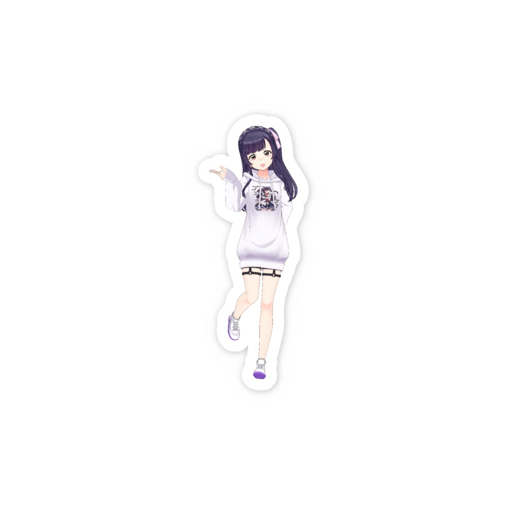 【蜜花ぴぃち】3月生誕祭記念日-スマホステッカー-G1147