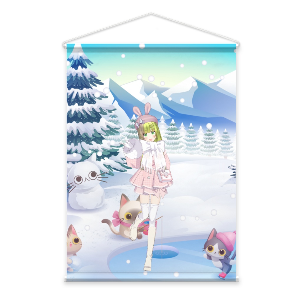 【まあこ‍】3月生誕祭記念日-タペストリー-G1141