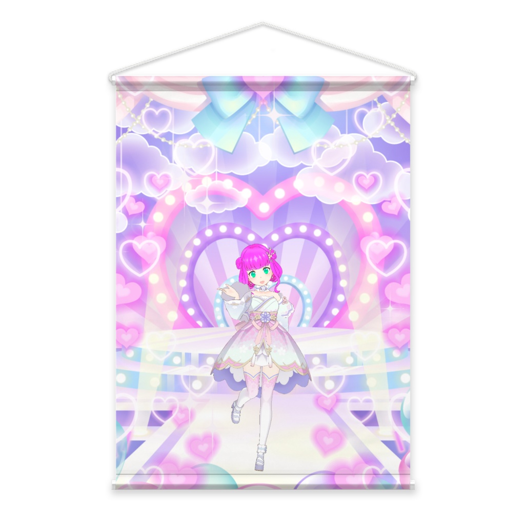 【月宮英利香】3月生誕祭記念日-タペストリー-G1134