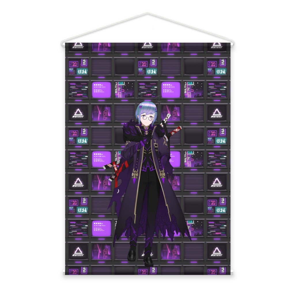 【紫崎良也】3月生誕祭記念日-タペストリー-G1133