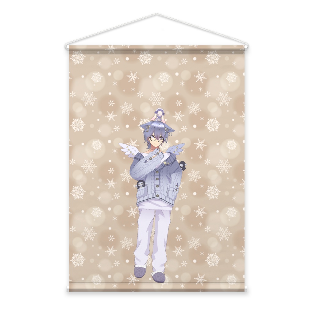 【紫銀】3月生誕祭記念日-タペストリー-G1121