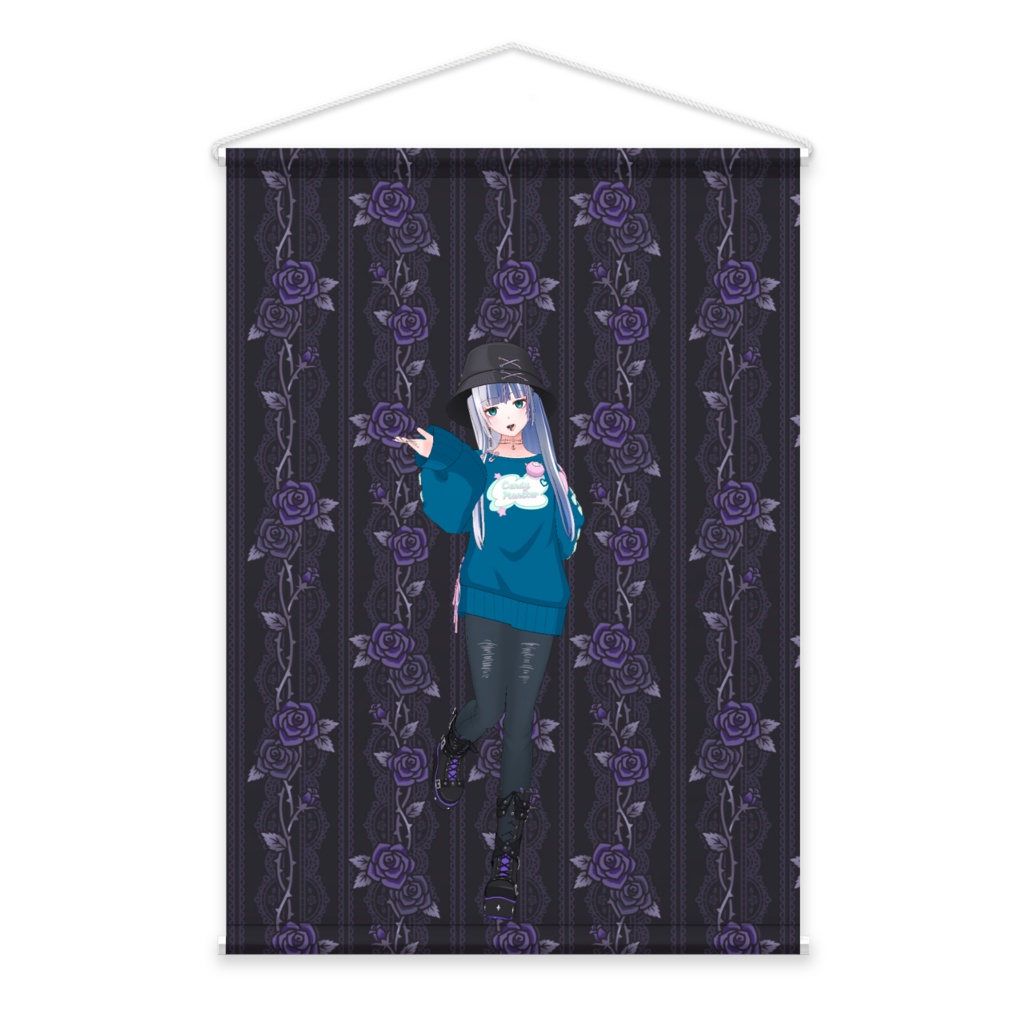 【ﾔﾄﾞｩﾝのしっぽ】3月生誕祭記念日-タペストリー-G1117