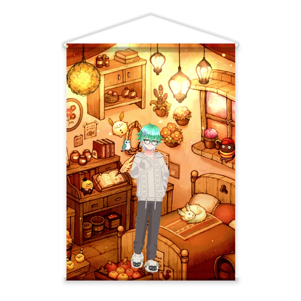 【福乃葉つぐ】3月生誕祭記念日-タペストリー-G1109