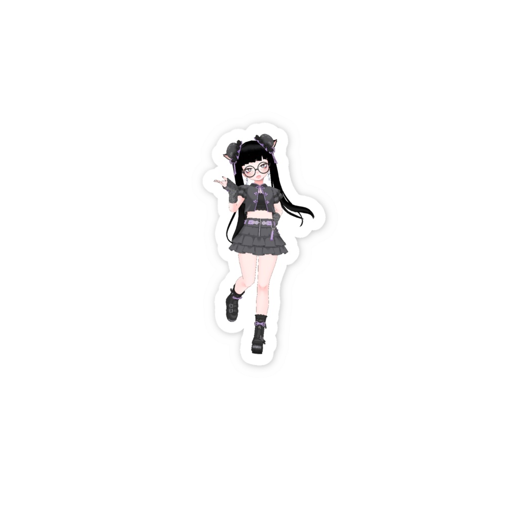 【にーや】3月生誕祭記念日-スマホステッカー-G1092