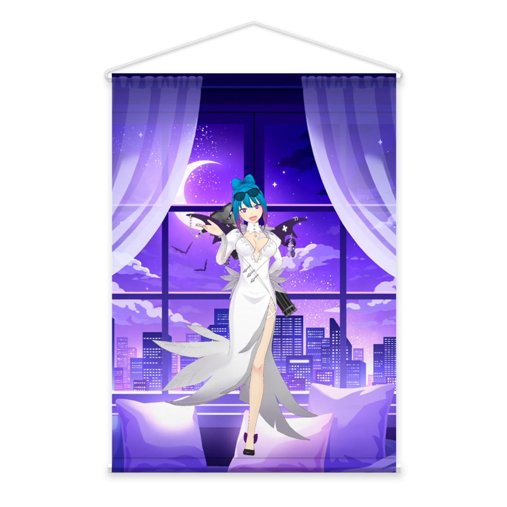 【犬寄イヅナ】3月生誕祭記念日-タペストリー-G1082