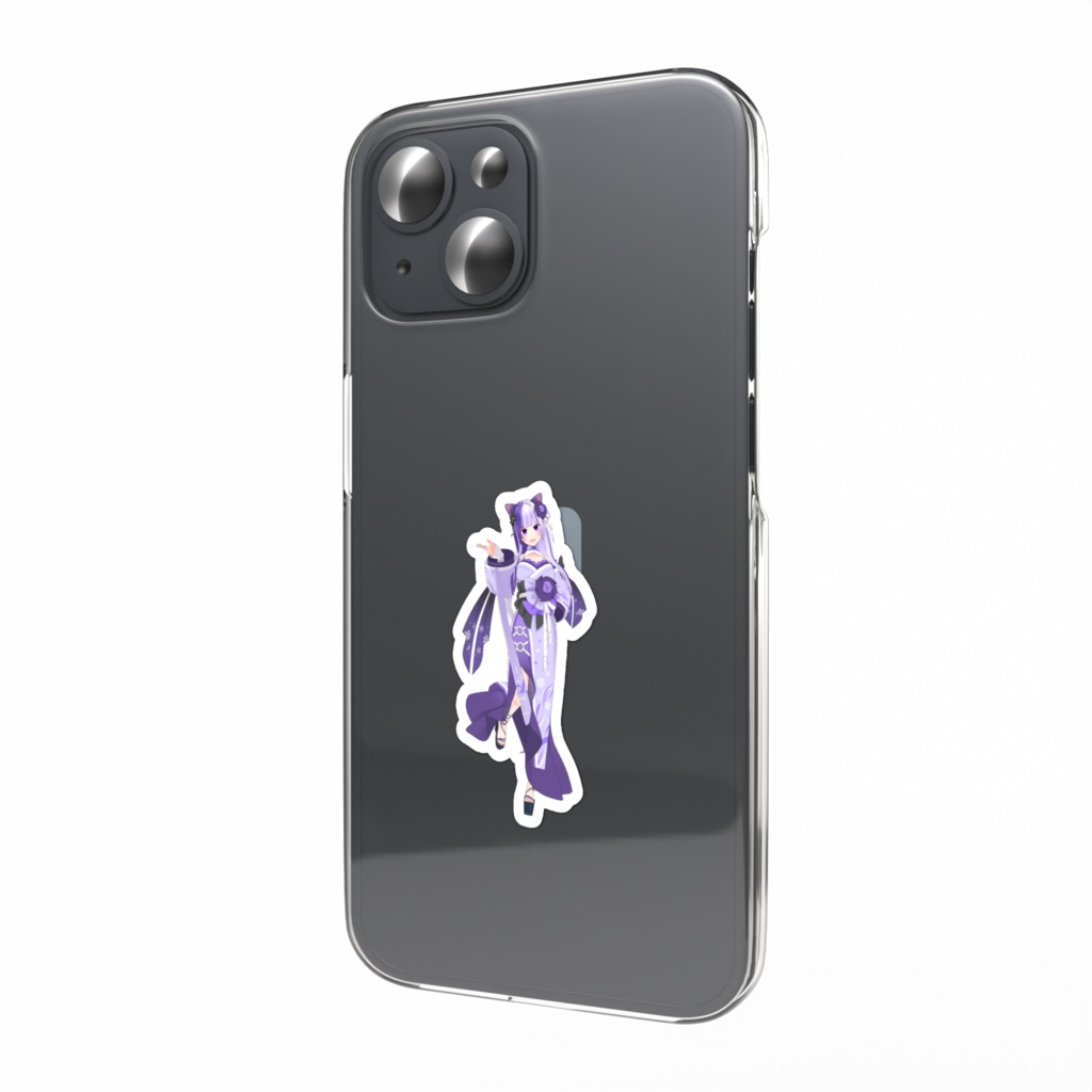 【月詠紫音】3月生誕祭記念日-スマホステッカー-G1080