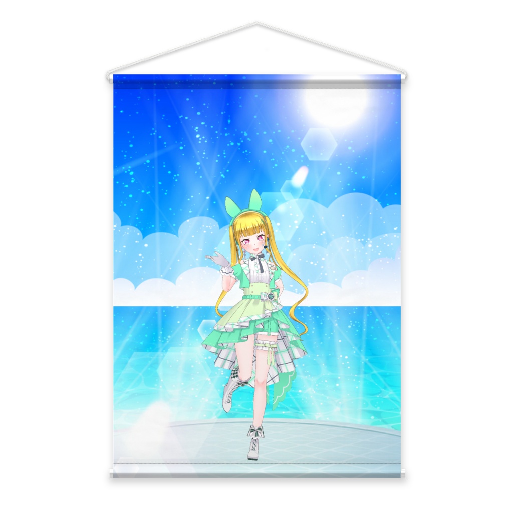 【蛙雨-かわずあめ-】3月生誕祭記念日-タペストリー-G1054